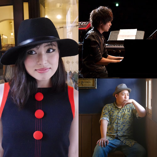 YURIE(vo)、 福原望(vo)、 田谷紘夢(p&vo)